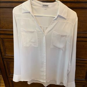 Express White Blouse